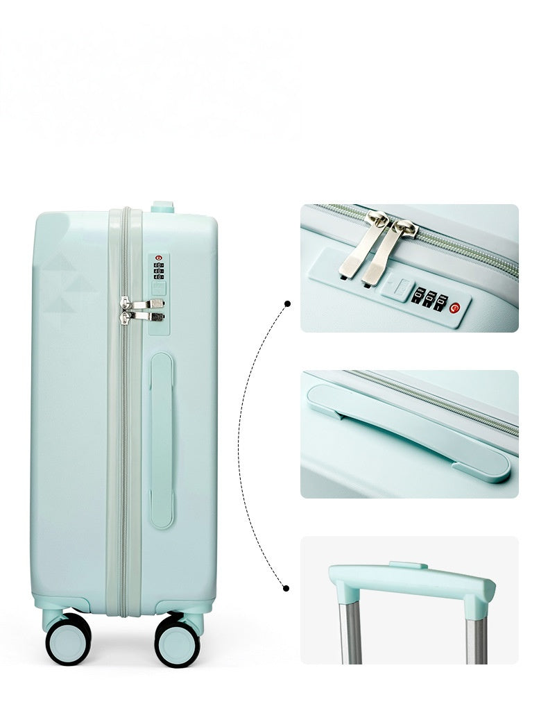 Japanese-Style Hard Shell Luggage, Durable, Anti-Theft, Spinner Wheels