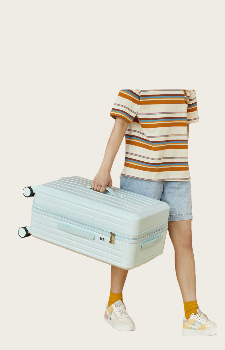 Large Capacity Suitcase 2023 New Durable Rolling Luggage 24" Travel Trolley Case with Password Lock