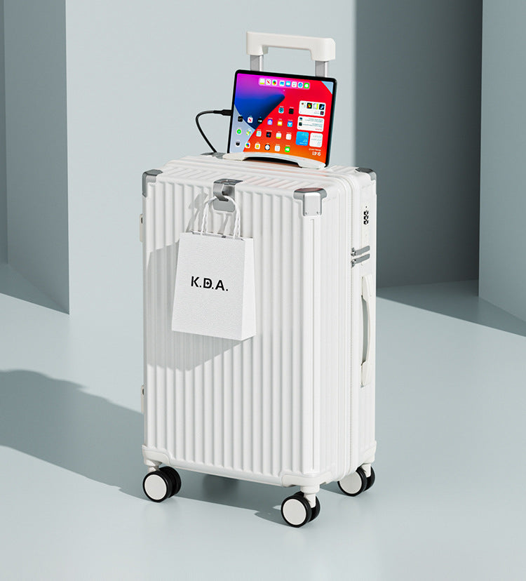 Japanese-Style Hard Shell Luggage, Spinner Wheels, Combination Lock, Unisex