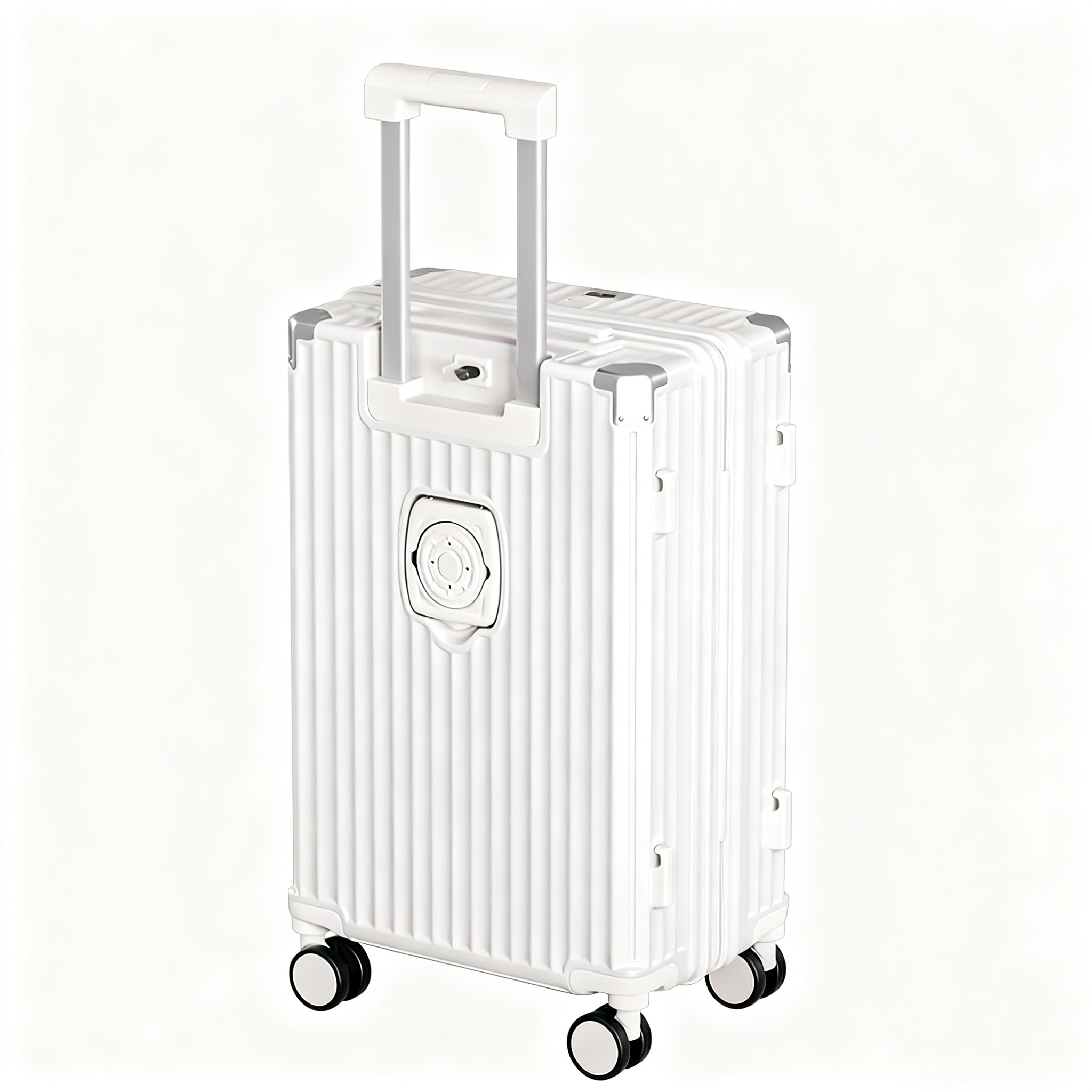 Japanese-Style Hard Shell Luggage, Spinner Wheels, Combination Lock, Unisex